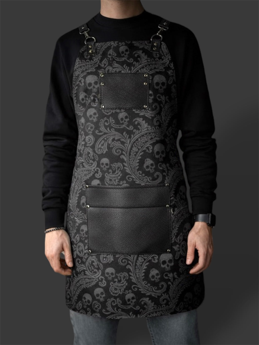 Skull Damask