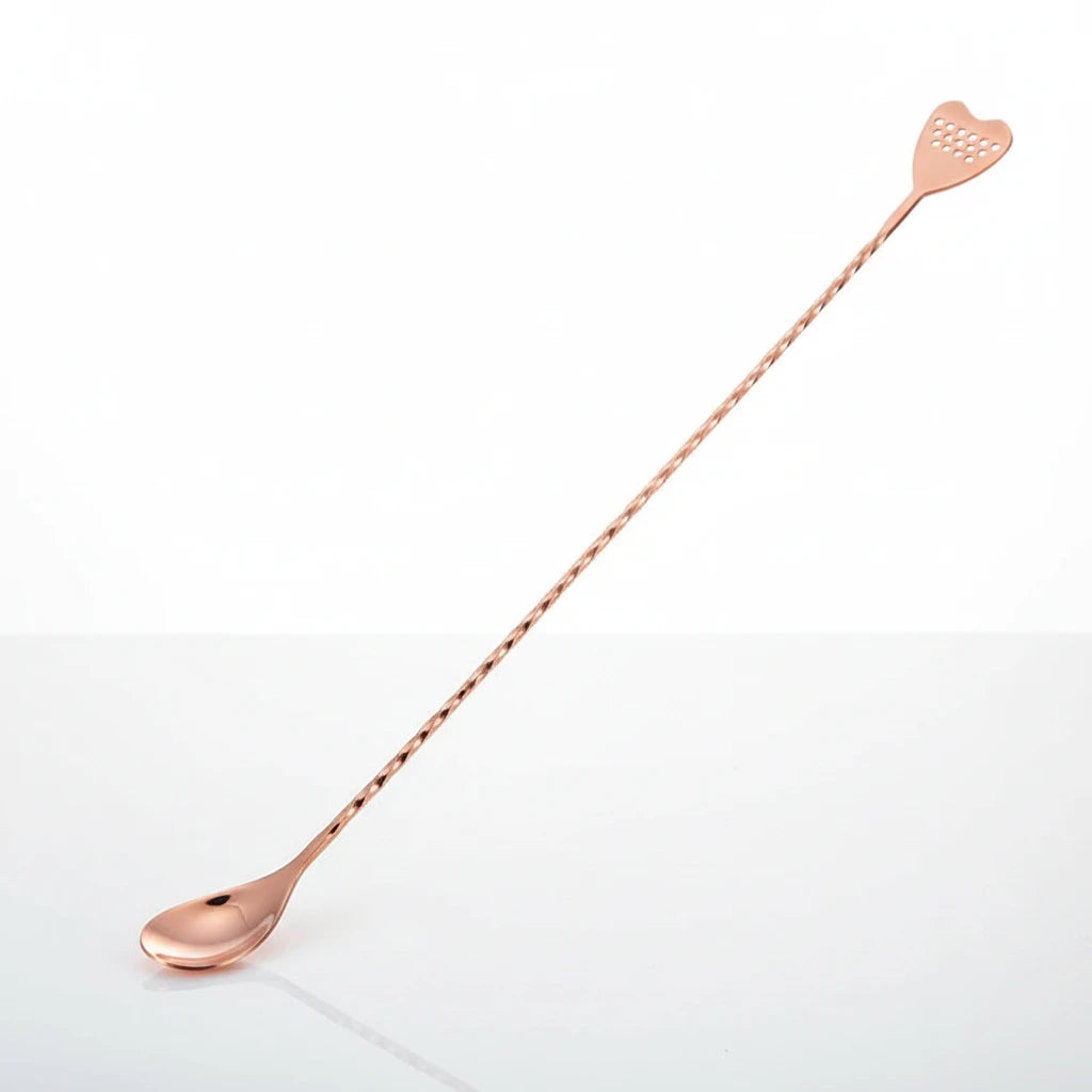 Cocktail spoon tea drop