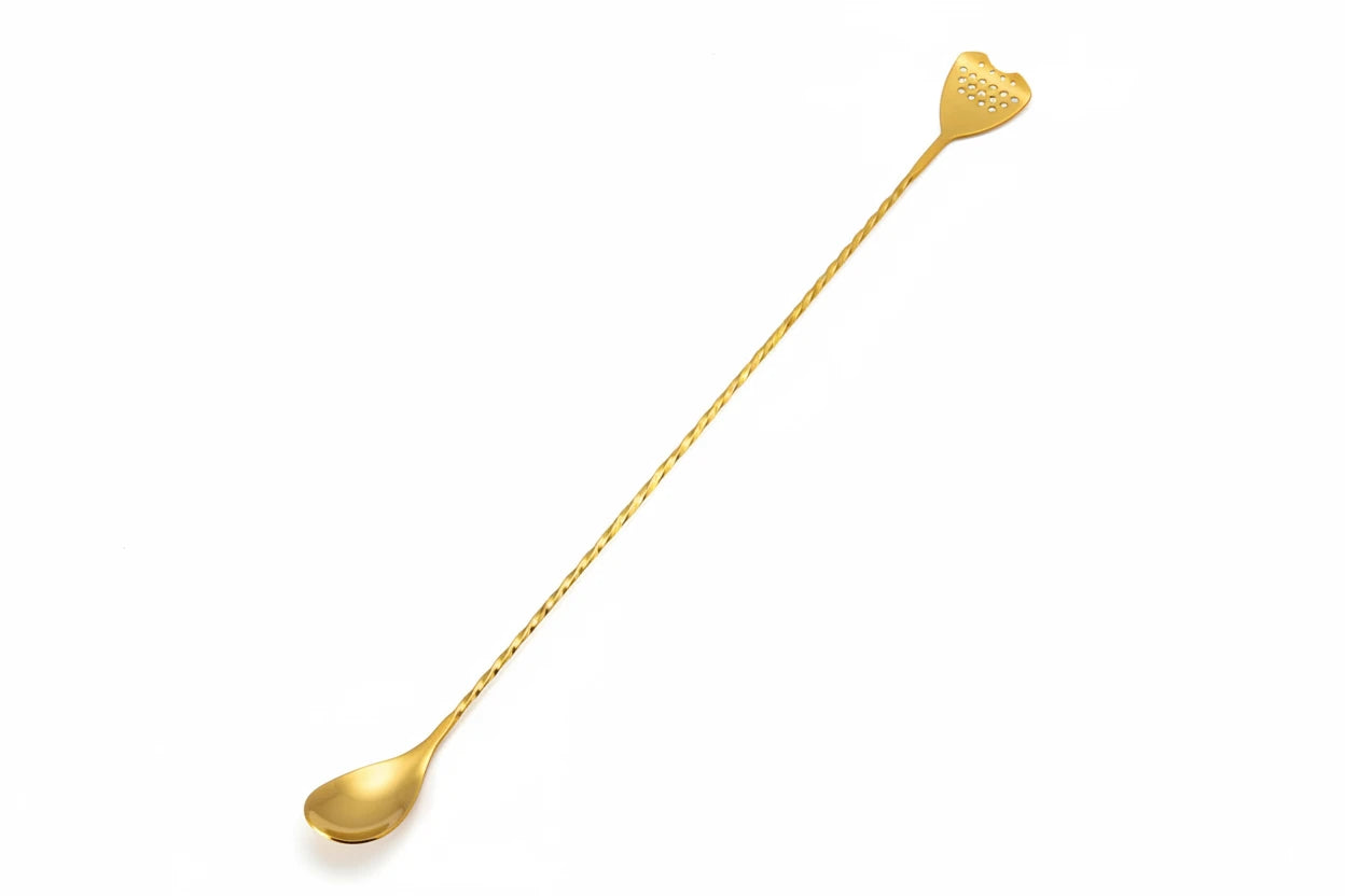Cocktail spoon tea drop