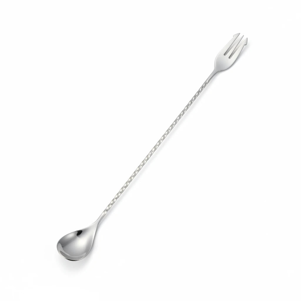 Cocktail spoon 30cm con forchetta