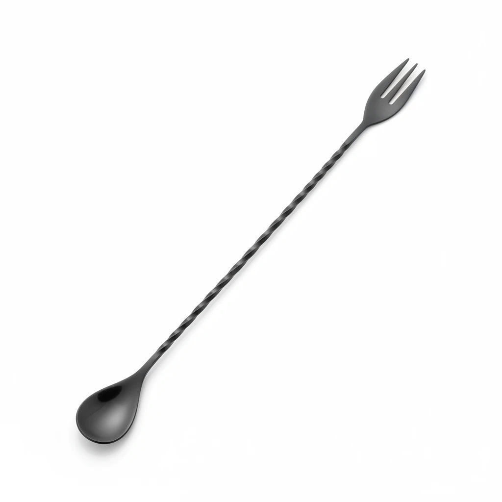 Cocktail spoon 30cm con forchetta