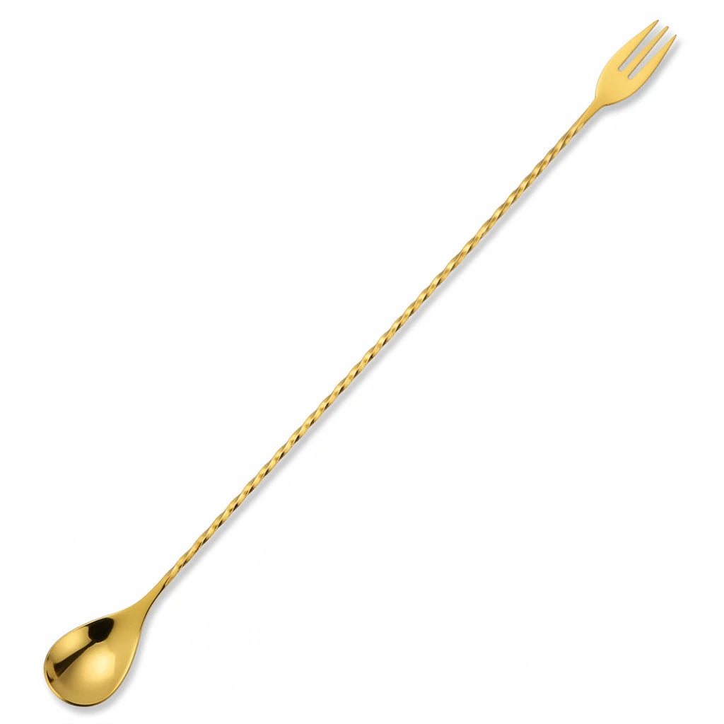 Cocktail spoon 50cm con forchetta