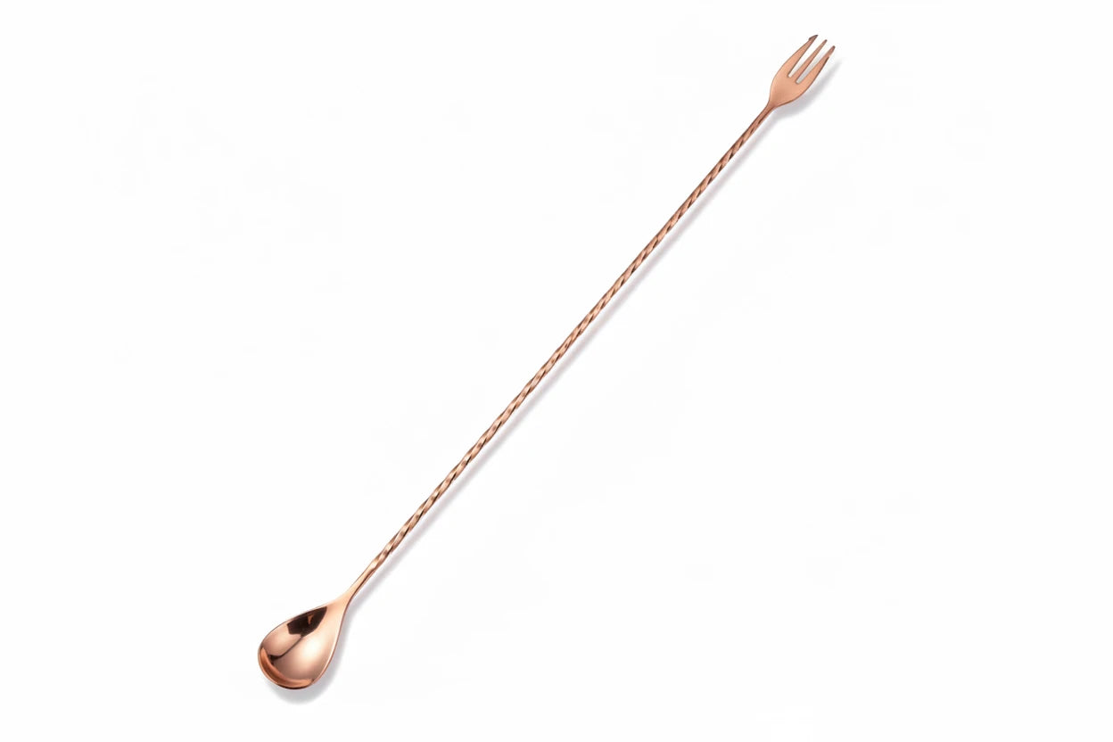 Cocktail spoon 50cm con forchetta