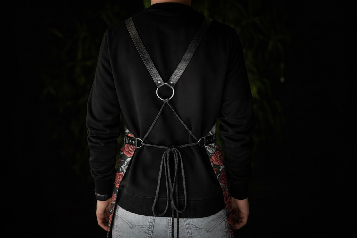 Dark Romance Apron - vista retro